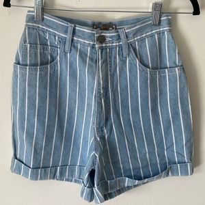 The Limited / Sailor Stripe High Waisted Shorts